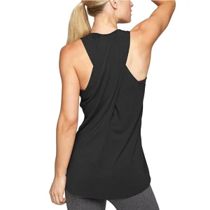Women Yoga Tops Loose Sleeveless T-shirt